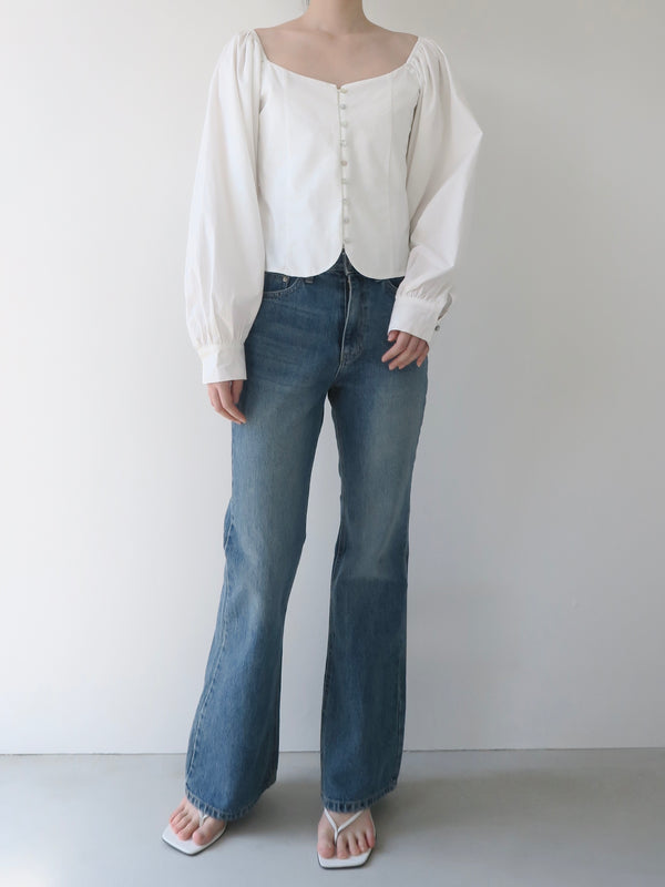 vintage boots cut denim
