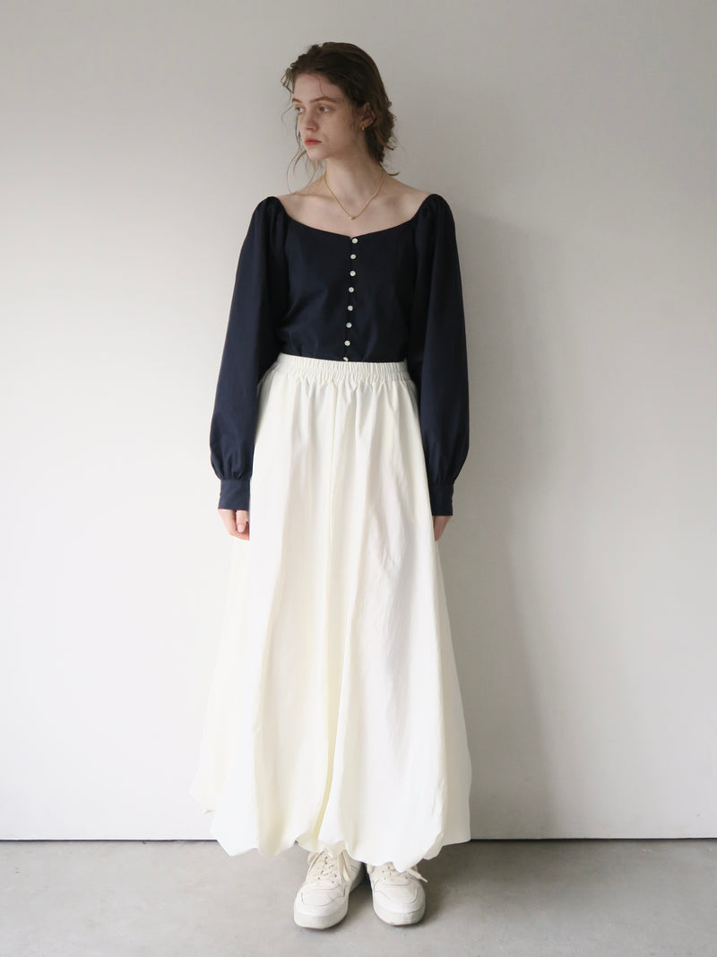 balloon long skirt