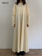 【阪急うめだ本店 POP UP】 design sleeve flare dress（ivory）