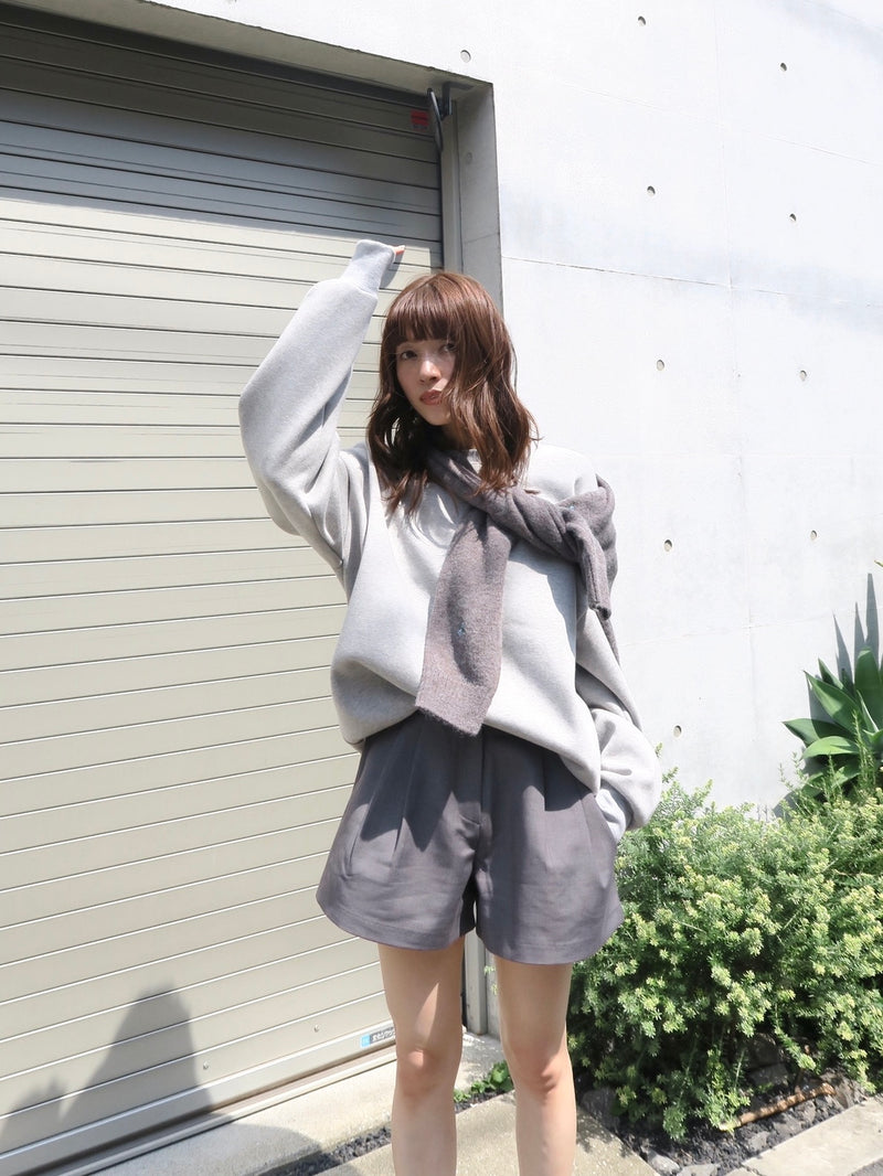 【阪急うめだ本店 POP UP】 tuck short pants（grey）