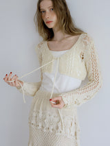 openwork knit bolero