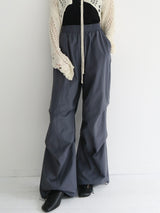 wrap skirt tuck pants