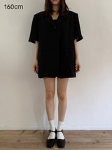 【阪急うめだ本店 POP UP】 tuck short pants（black）