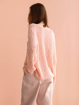 pink rib knit