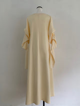 【阪急うめだ本店 POP UP】 design sleeve flare dress（ivory）