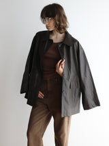 soft leather over jacket