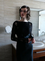 openwork knit bolero