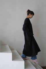 【阪急うめだ本店 POP UP】 design sleeve flare dress（black）