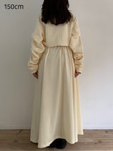 【阪急うめだ本店 POP UP】 design sleeve flare dress（ivory）