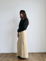 【阪急うめだ本店 POP UP】 straight maxi skirt（beige）