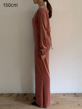 【阪急うめだ本店 POP UP】 back ribbon velour dress