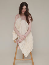 petal texture skirt