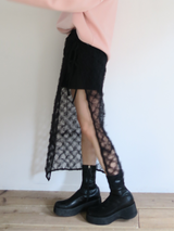 【阪急うめだ本店 POP UP】 frill tulle wrap skirt