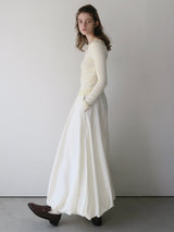 balloon long skirt