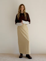 straight maxi skirt