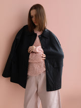pink rib knit