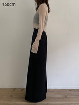 【阪急うめだ本店 POP UP】 straight maxi skirt（black）