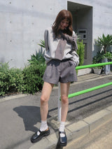 【阪急うめだ本店 POP UP】 tuck short pants（grey）