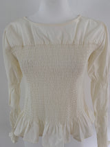 【阪急うめだ本店 POP UP】 onion gather design blouse（ivory）