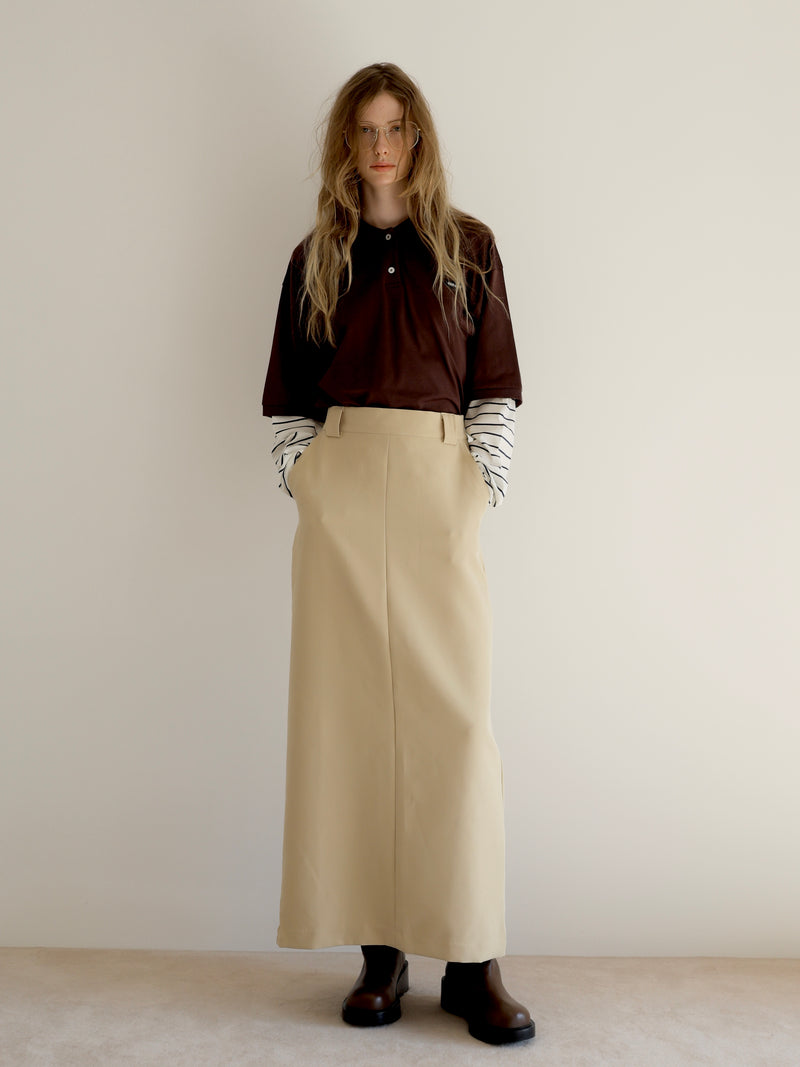 straight maxi skirt