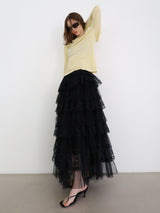 soft sheer long sleeve