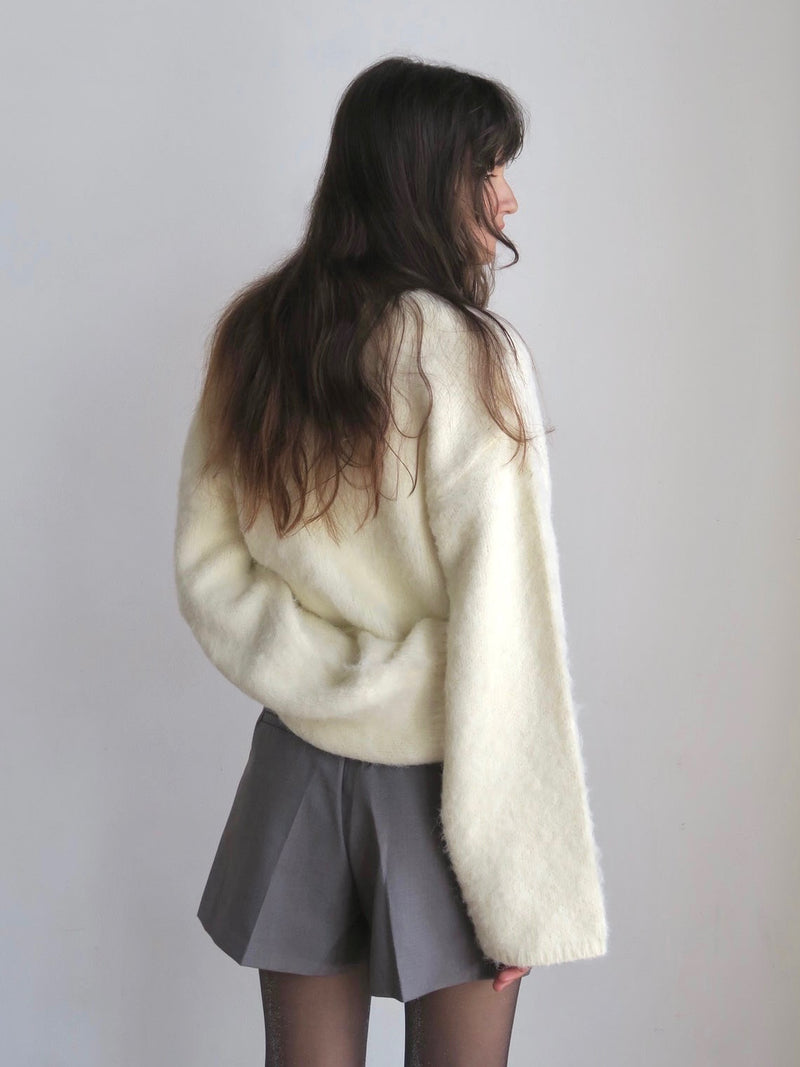 【阪急うめだ本店 POP UP 先行販売】volume sleeve knit cardigan