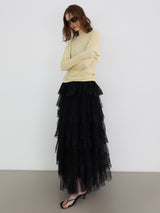 soft sheer long sleeve