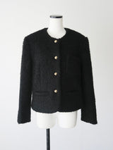 shaggy tweed jacket