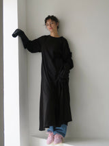 【阪急うめだ本店 POP UP】 design sleeve flare dress（black）