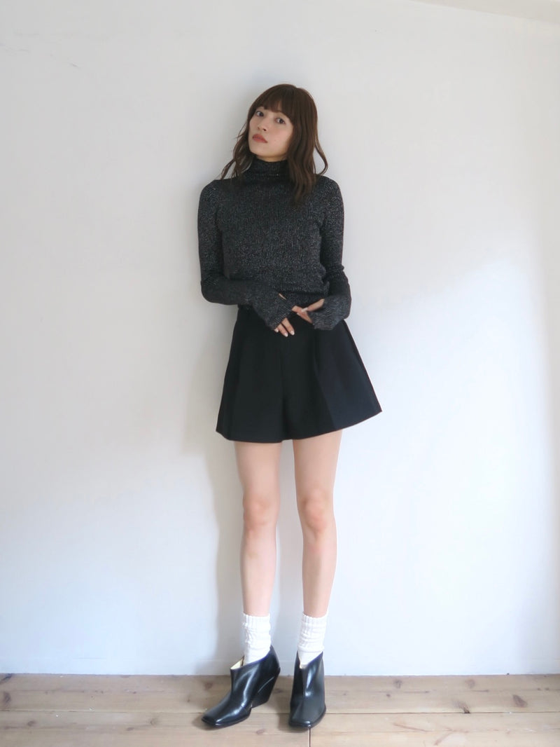 【阪急うめだ本店 POP UP】 tuck short pants（black）