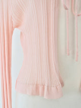 sheer ribbon cardigan