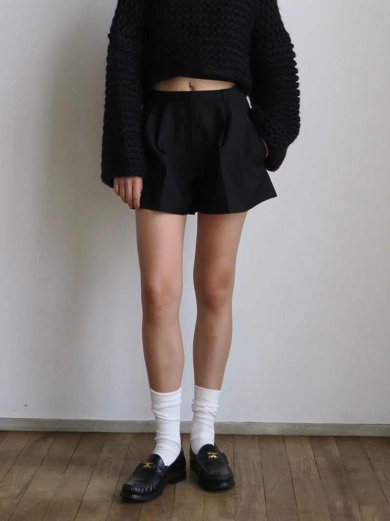 【阪急うめだ本店 POP UP】 tuck short pants（black）