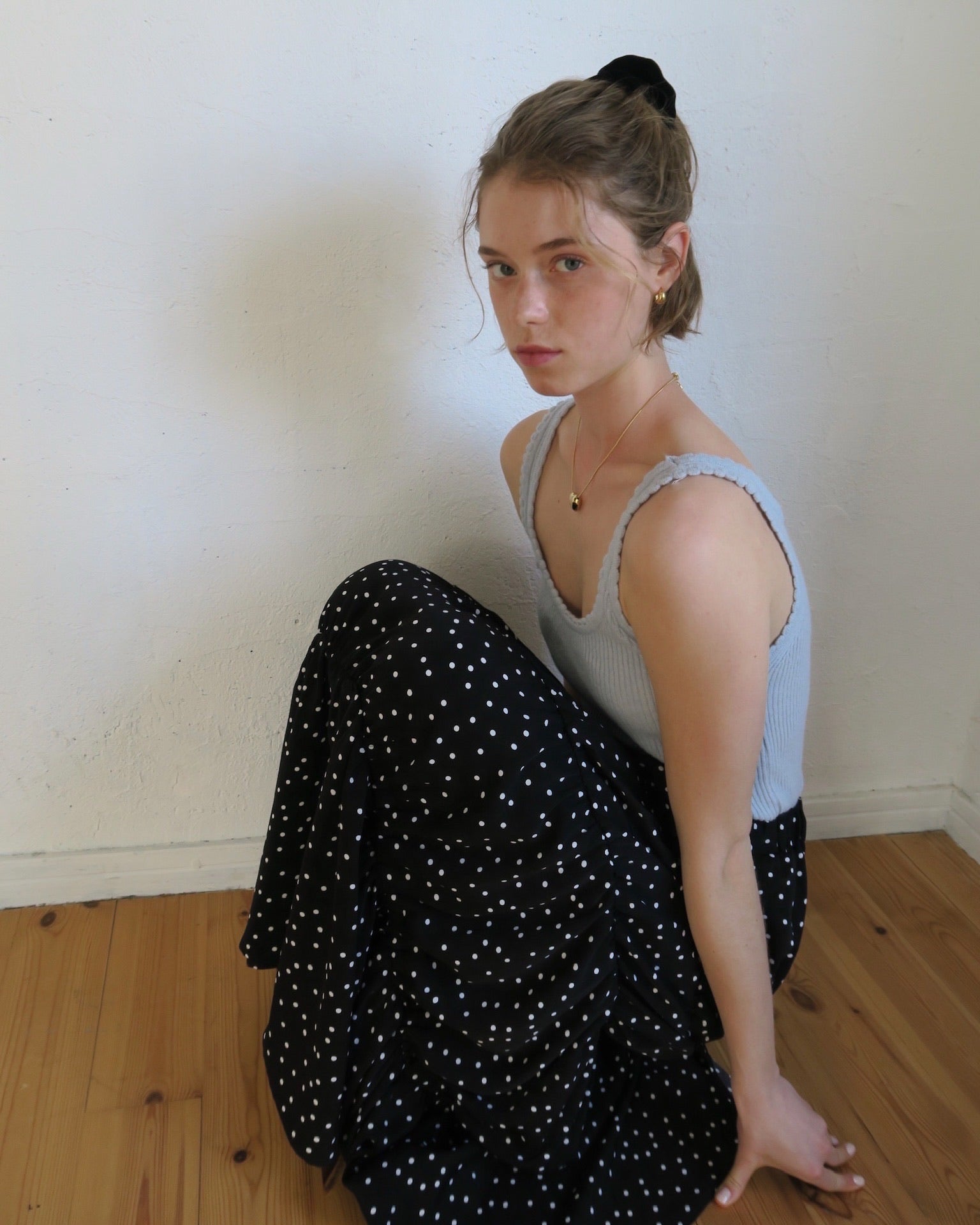 最新発見 dot washer shirring skirt – miies miim スカート