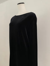 【阪急うめだ本店 POP UP】 back ribbon velour dress