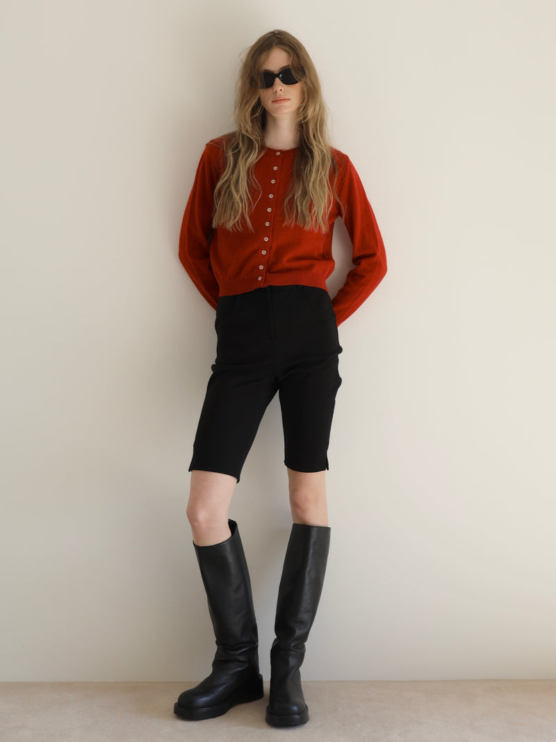 straight biker pants