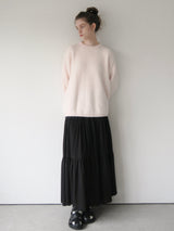 chiffon tiered long skirt
