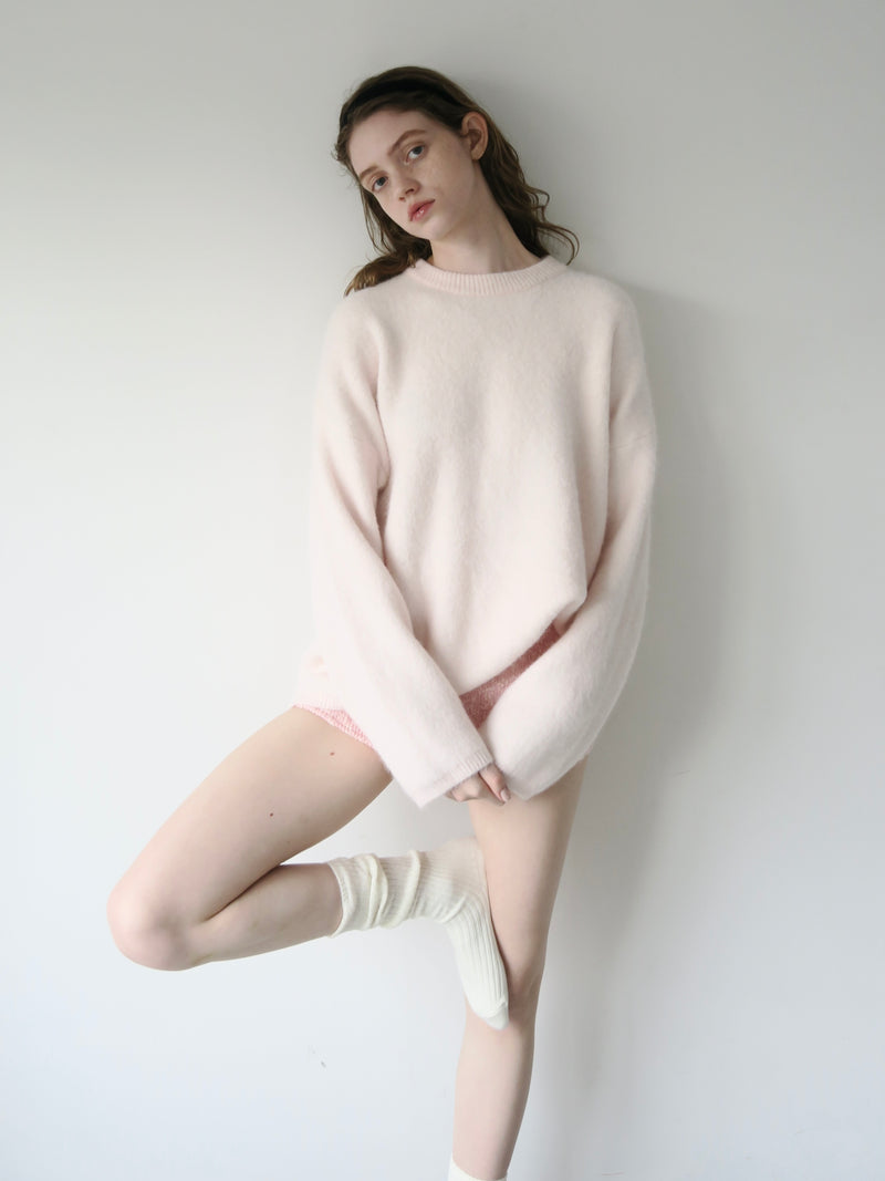 micro knit short pants