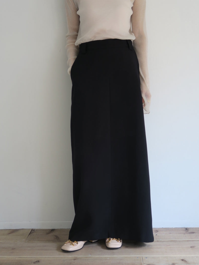 【阪急うめだ本店 POP UP】 straight maxi skirt（black）