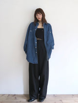 【阪急うめだ本店 POP UP】 curb tuck pants