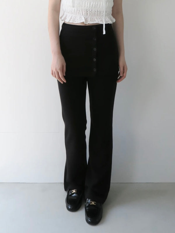 button-up layered pants