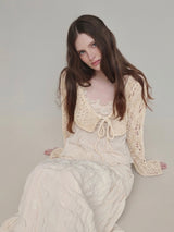 openwork knit bolero
