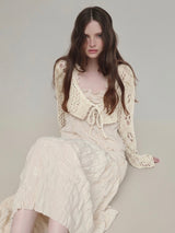 openwork knit bolero