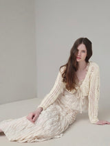 openwork knit bolero