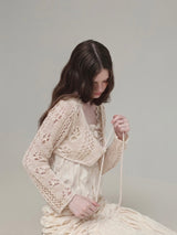 openwork knit bolero