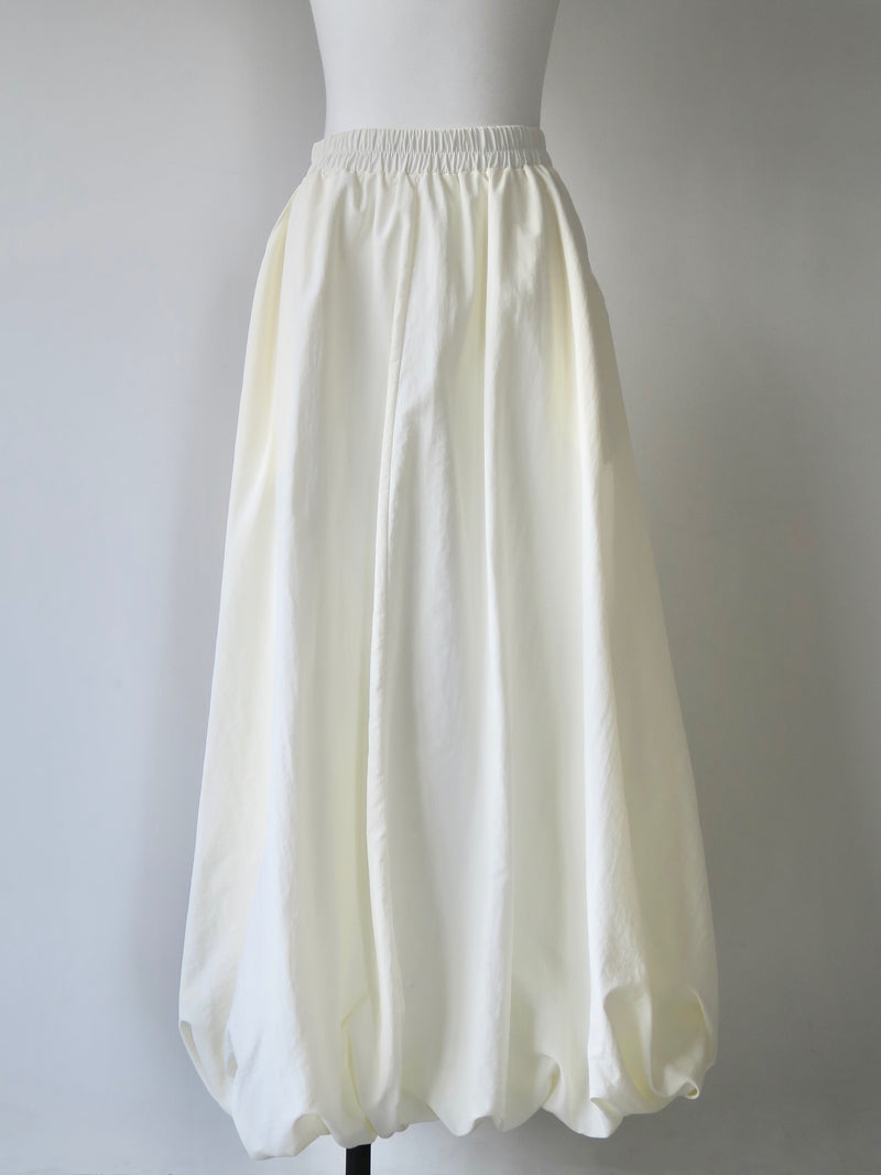 balloon long skirt