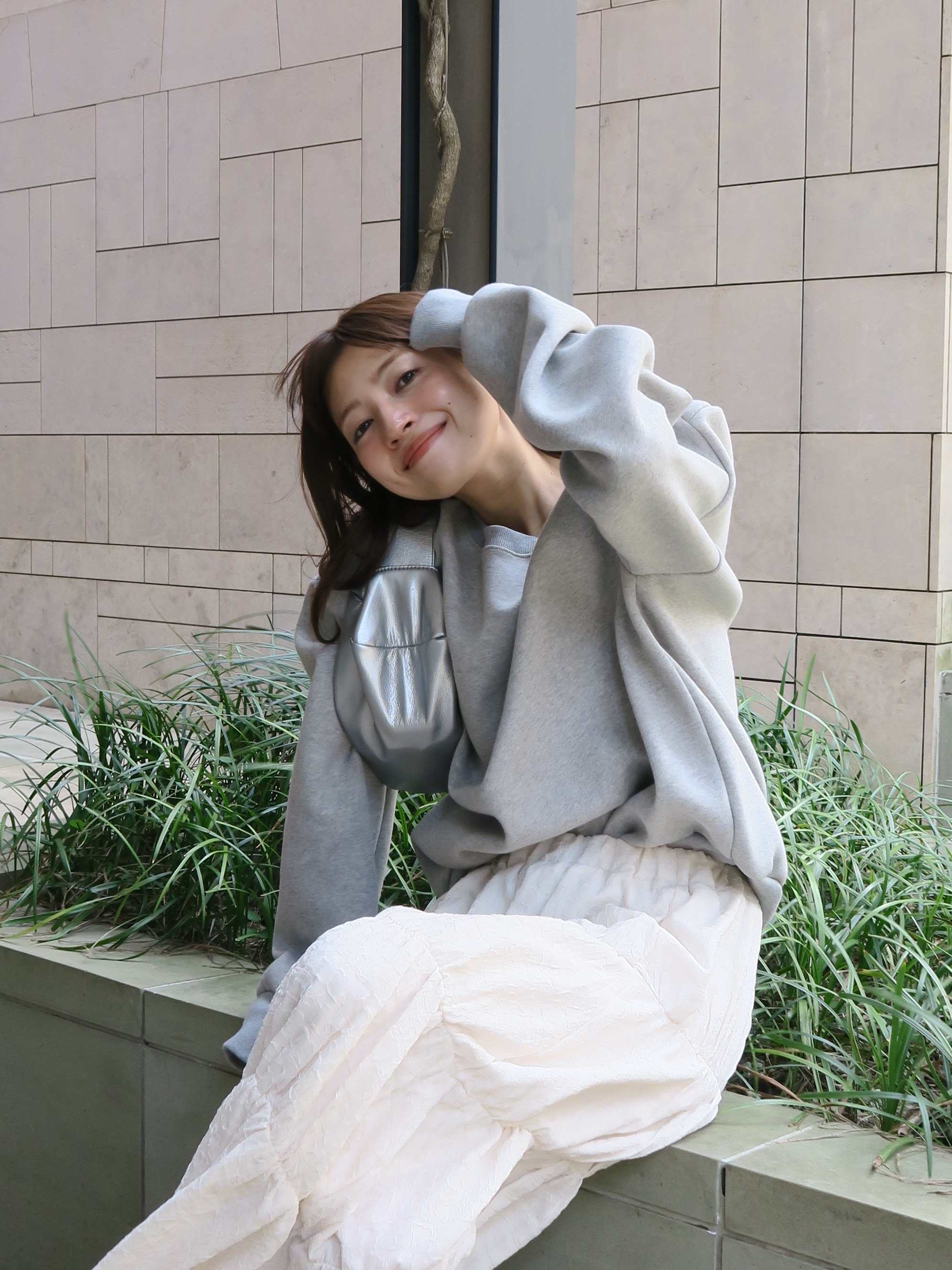 miies miim ラメロングコート