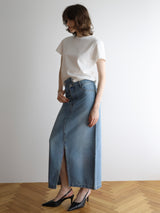 [ SAMPLE SALE ] ASYMMETRY DENIM SKIRT