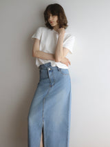[ SAMPLE SALE ] ASYMMETRY DENIM SKIRT