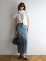 [ SAMPLE SALE ] ASYMMETRY DENIM SKIRT