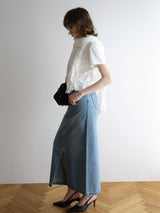 [ SAMPLE SALE ] ASYMMETRY DENIM SKIRT